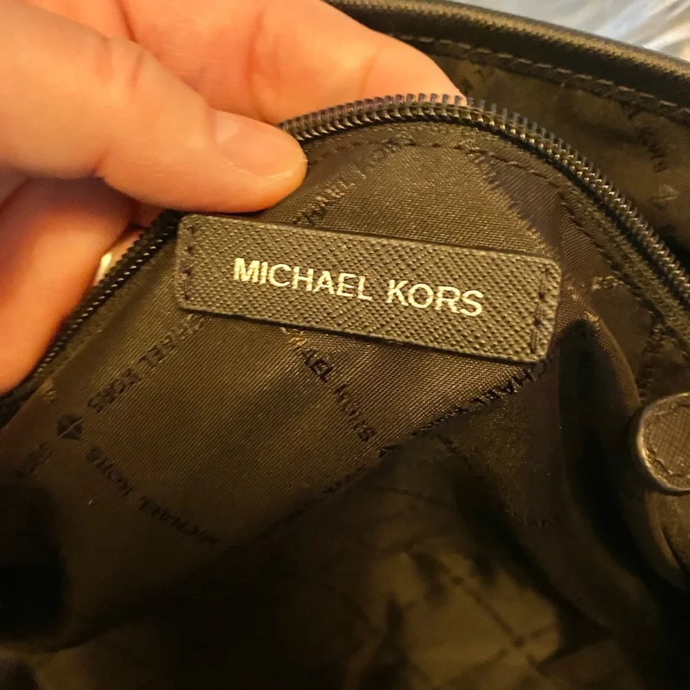 Michael Kors Monogram Black and White Tote - Picture 12 of 15